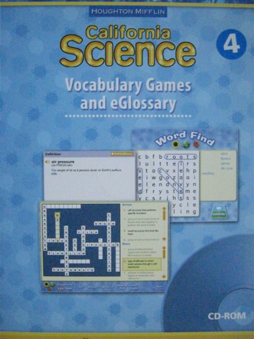 (image for) California Science 4 Vocabulary Games & eGlossary (CA)(P)