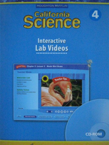(image for) California Science 4 Interactive Lab Videos (CA)(CD)(P)