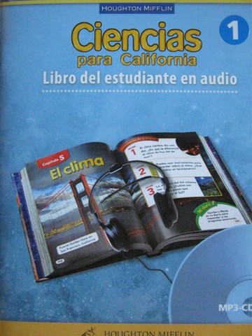 (image for) Ciencias para California 1 Libro del estudiante en Audio (CD)