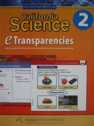 (image for) California Science 2 eTransparencies (CA)(CD)
