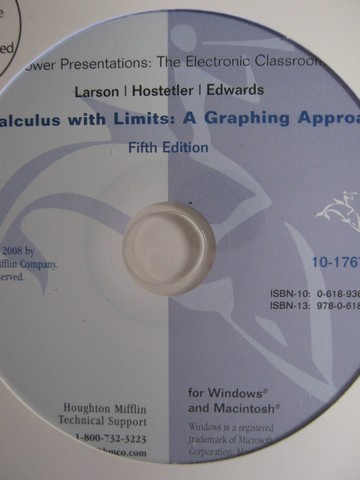 (image for) Precalculus with Limits 5th Edition Power Presentations (CD)