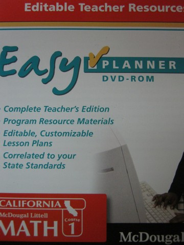 (image for) ML Math Course 1 Easy Planner DVD-ROM (CA)(TE)(CD)