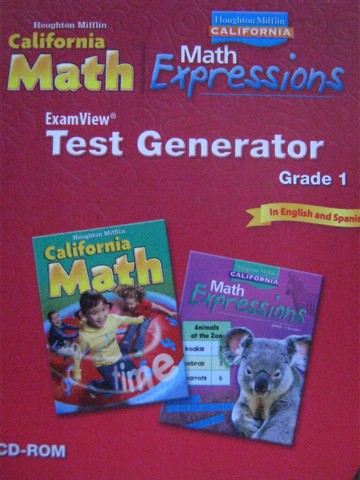 (image for) California Math 1 ExamView Test Generator (CA)(CD)