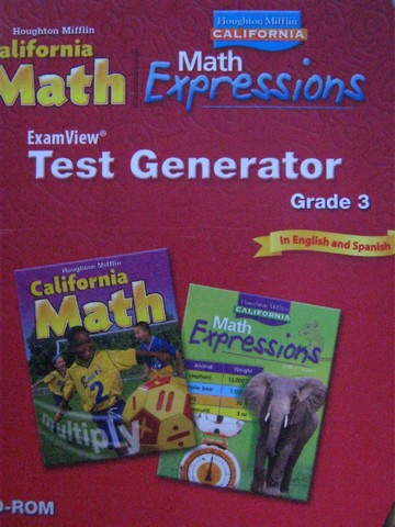 (image for) California Math 3 ExamView Test Generator (CA)(CD)