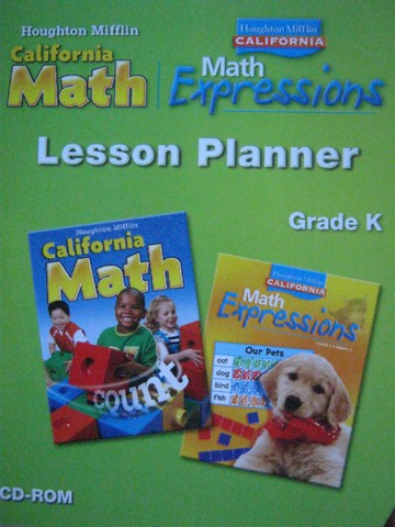 (image for) California Math / Math Expressions K Lesson Planner (CD)