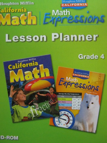 (image for) California Math / Math Expressions 4 Lesson Planner (CD)