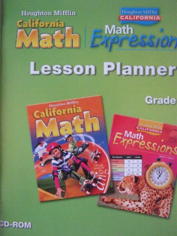 (image for) California Math / Math Expressions 5 Lesson Planner (CD)