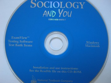 (image for) Sociology & You ExamView Testing Software Test Bank Items (CD)