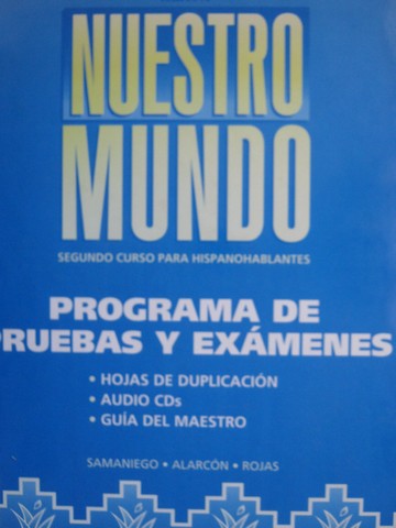 (image for) Nuestro mundo Programa de pruebas y examenes (Binder)