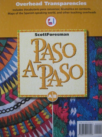 (image for) Paso A Paso A/B Overhead Transparencies (Box)