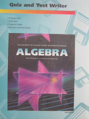 (image for) UCSMP Algebra Quiz & Test Writer Macintosh Version (Binder)