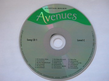 (image for) Avenues Level C Song CD 1 (CD)