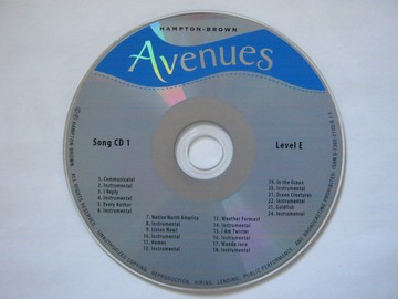 (image for) Avenues Level E Song CD 1 (CD)