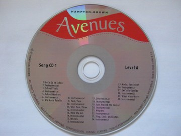 (image for) Avenues Level A Song CD 1 (CD)