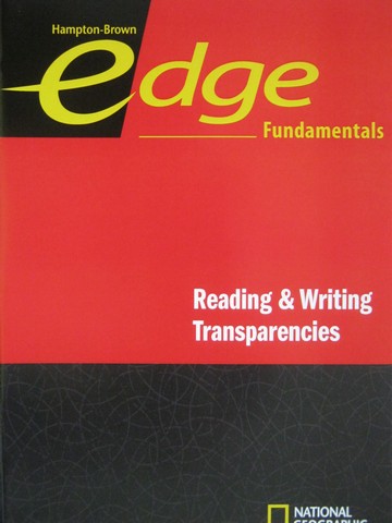 (image for) Edge Fundamentals Reading & Writing Transparencies (CD)