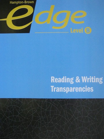 (image for) Edge Level B Reading & Writing Transparencies (CD) by Moore,