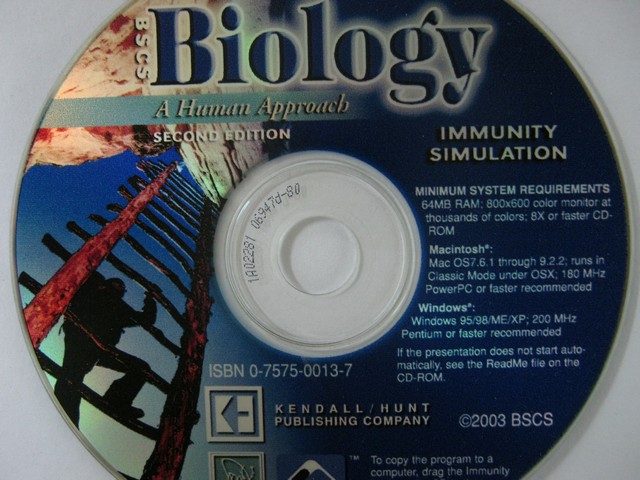 (image for) BSCS Biology 2nd Edition Immunity Simulation (CD)