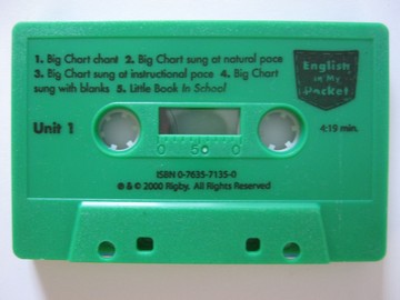 (image for) English in My Pocket Units 1 & 2 Audiocassette (Cassette)