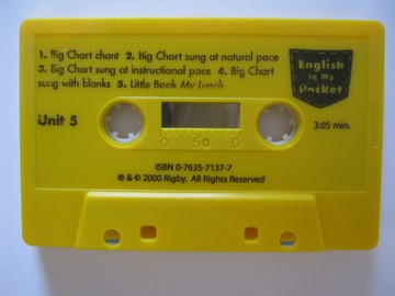 (image for) English in My Pocket Units 5 & 6 Audiocassette (Cassette)