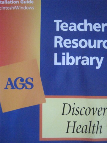(image for) AGS Discover Health Teacher's Resource Library (TE)(CD)