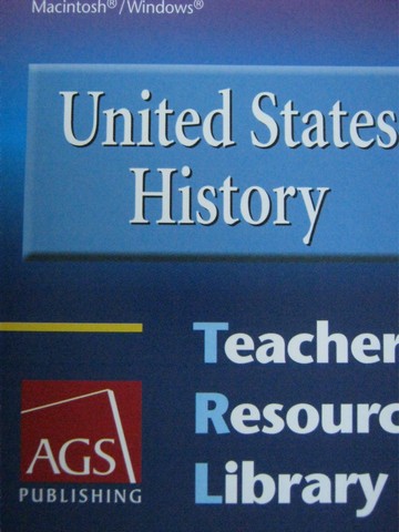 (image for) AGS United States History Teacher's Resource Library (TE)(CD)