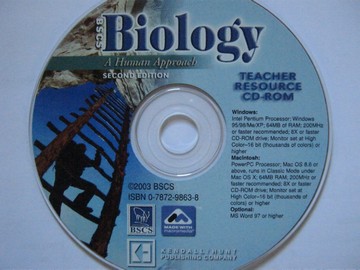 (image for) BSCS Biology A Human Approach 2nd Edition TR (TE)(CD)