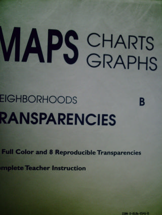 (image for) Maps Charts Graphs B Neighborhoods Transparencies (PK)