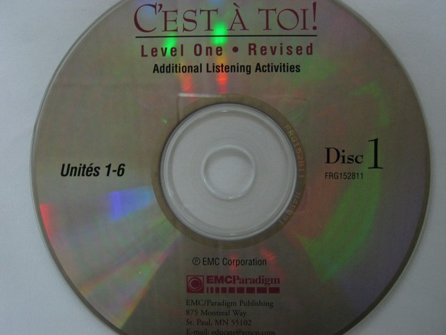 (image for) C'est A Toi! Level 1 Revised Additional Listening Disc 1 (CD)