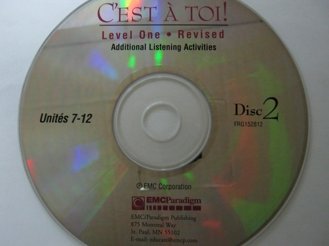 (image for) C'est A Toi! Level 1 Revised Additional Listening Disc 2 (CD)