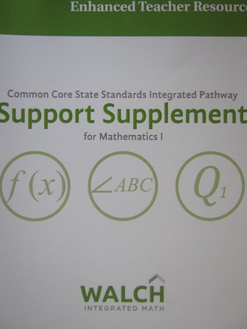 (image for) CCSS Integrated Pathway Mathematics 1 SS Enhanced TR (TE)(FD)