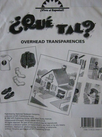 (image for) Viva el Espanol! Que Tal? Overhead Transparencies (Pk)