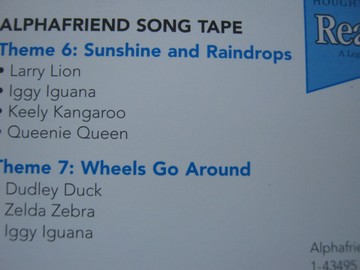 (image for) Reading K Alphafriend Song Tape 3 (Cassette)