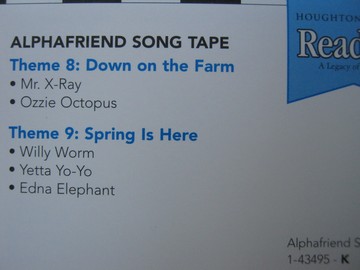 (image for) Reading K Alphafriend Song Tape 4 (Cassette)