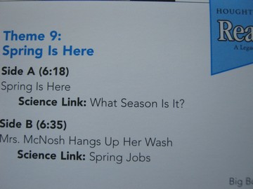 (image for) Reading K Big Book Audiotape Theme 9 Spring Is Here (Cassette)