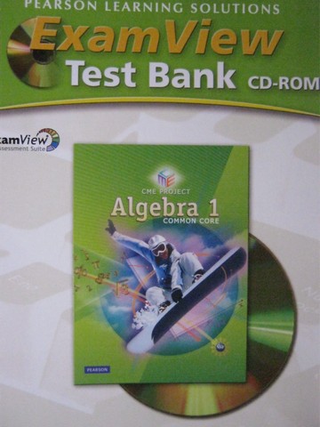 (image for) CME Algebra 1 Common Core ExamView Test Bank CD-ROM (CD)