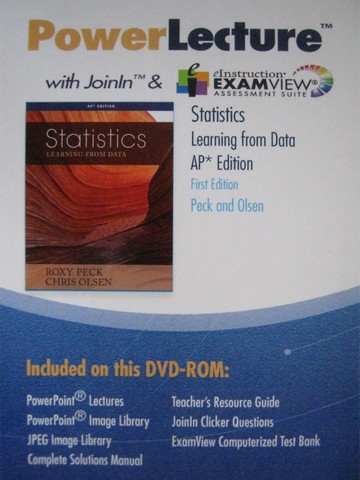 (image for) Statistics Learning from Data AP Edition PowerLecture (DVD)