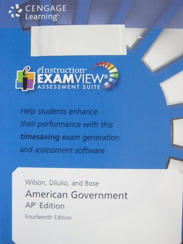 (image for) American Government 14th Edition AP Edition Assessment (CD) - Click Image to Close