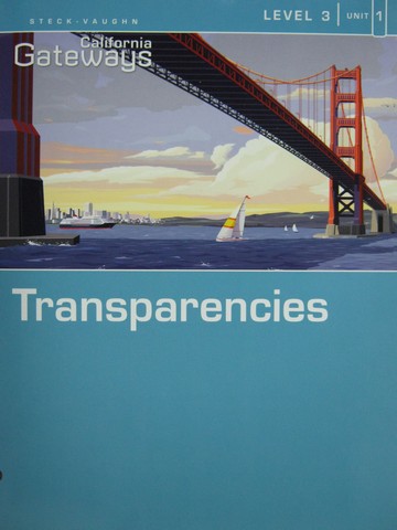(image for) California Gateways Level 3 Unit 1 Transparencies (CA)(P)