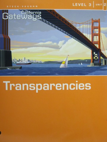 (image for) California Gateways Level 3 Unit 2 Transparencies (CA)(P)