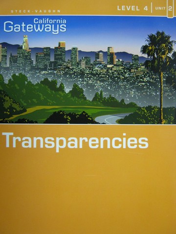 (image for) California Gateways Level 4 Unit 2 Transparencies (CA)(P)