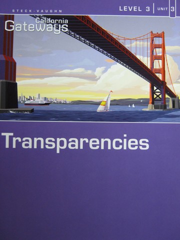(image for) California Gateways Level 3 Unit 3 Transparencies (CA)(P)