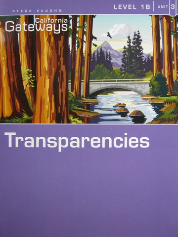 (image for) California Gateways Level 1B Unit 3 Transparencies (CA)(P)