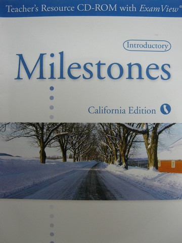 (image for) Milestones Introductory Teacher's Resource CD-ROM (CA)(CD)