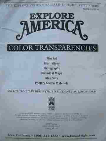 (image for) Explore America 3rd Edition Color Transparencies (Pk)