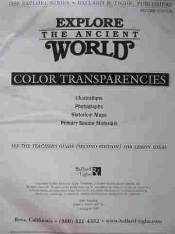 (image for) Explore the Ancient World 2nd Edition Color Transparencies (Pk)