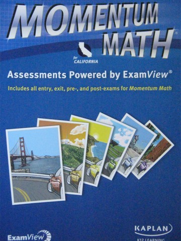 (image for) Momentum Math Assessments Powered by ExamView (CA)(CD)