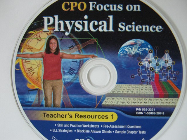 (image for) CPO Focus on Physical Science Teacher's Resources 1 (TE)(CD)