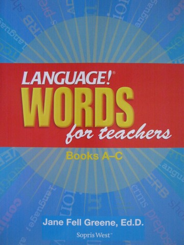 (image for) Language! Words for Teachers Books A-C (CD) by Jane Fell Greene