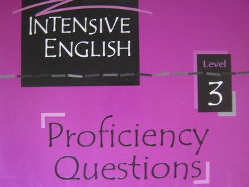 (image for) Intensive English 3 Proficiency Questions (CD) - Click Image to Close