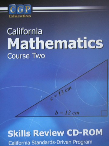 (image for) CGP California Mathematics Course 2 Skills Review CD (CA)(CD)